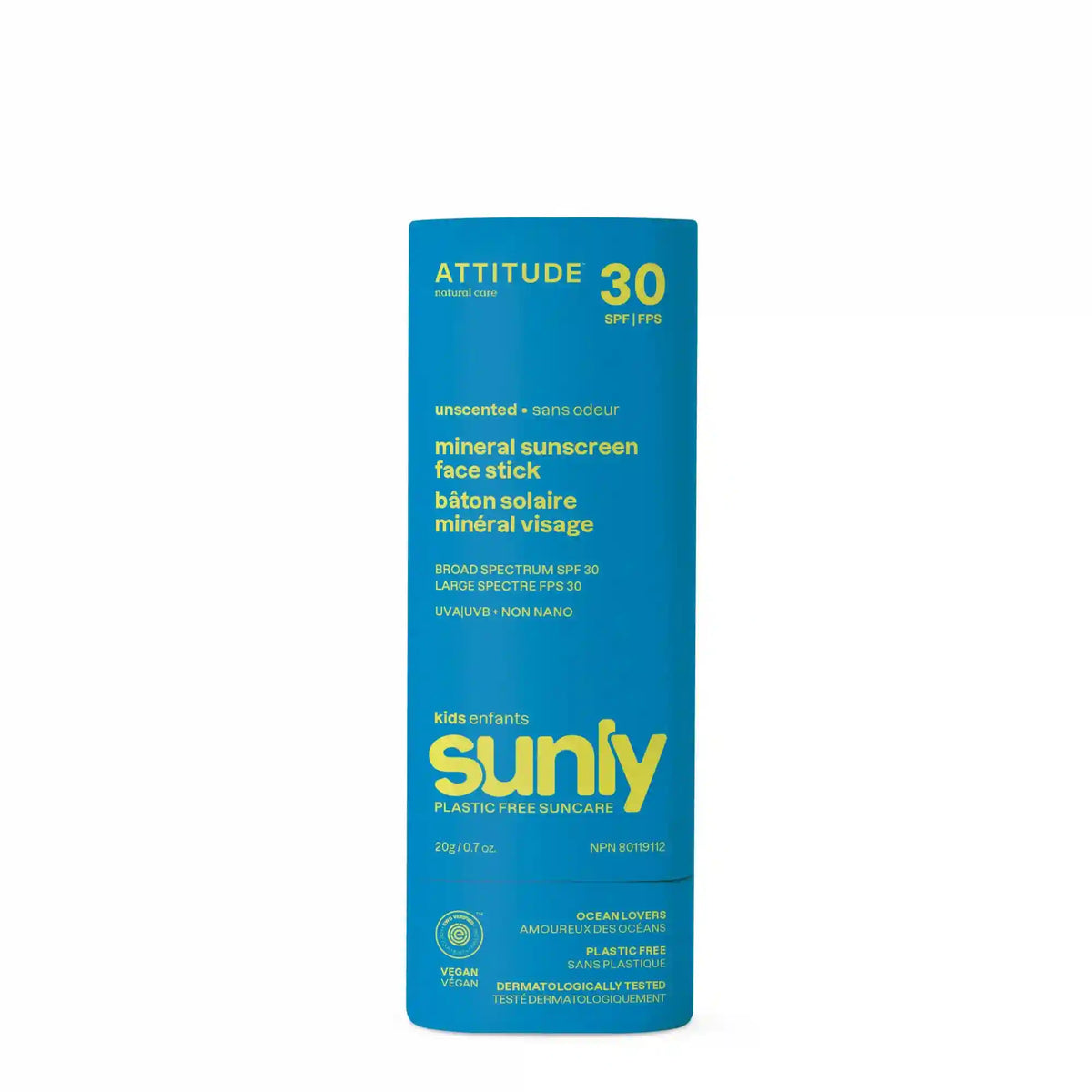 Kids Sunscreen Face Stick - SPF 30